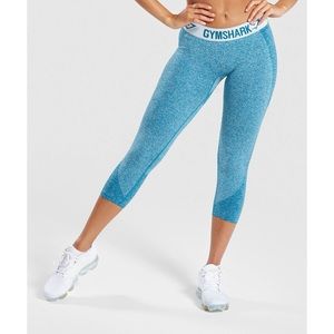 Gymshark Flex Blue Cropped Leggings